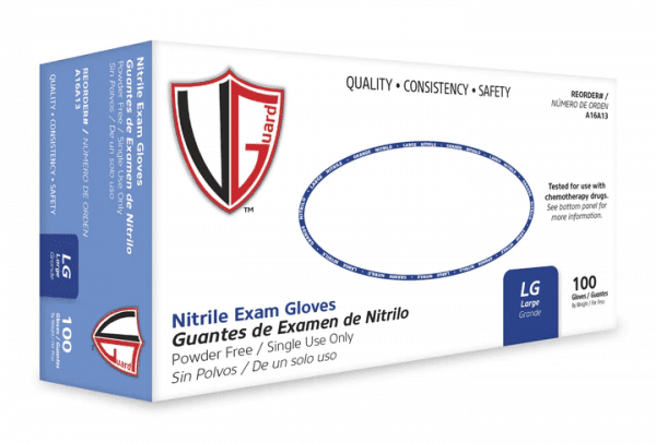 VGuard® 5 mil Blue Nitrile Chemo Exam Glove