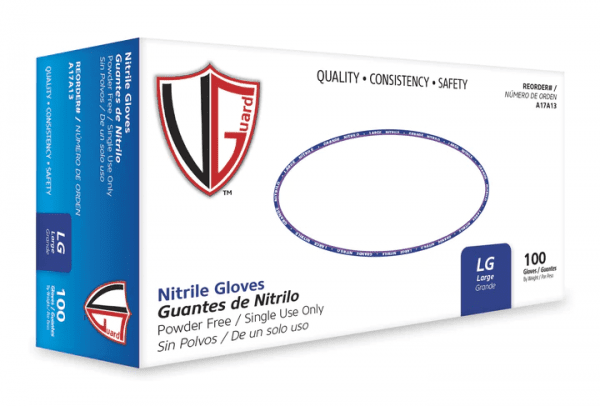 VGuard® 4 mil Blue Nitrile Industrial Glove