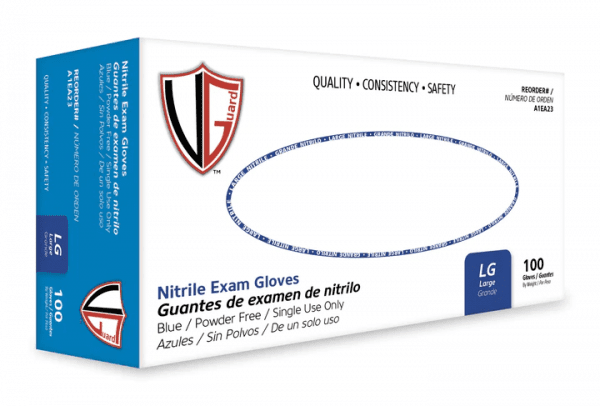 VGuard® 6 mil Blue Nitrile Chemo Exam Glove