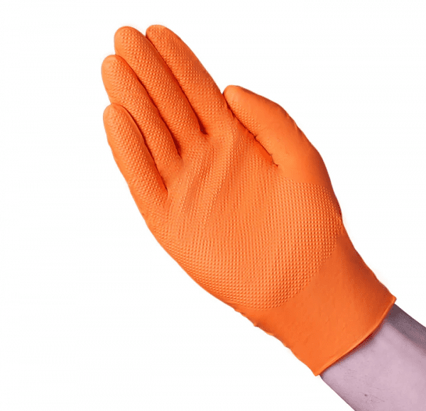 VGuard® 8 mil Orange Diamond Guard™ Gloves