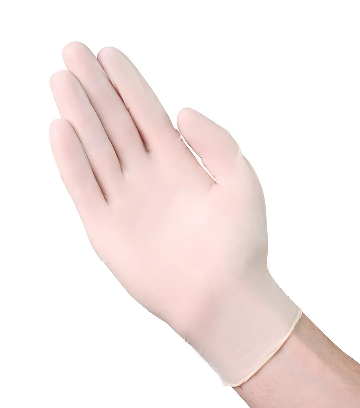 VGuard® 4.3 mil Cream Stretch Vinyl Exam Glove