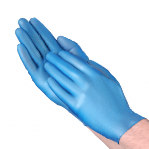 VGuard® 3 mil Blue Vinyl Industrial Powdered Glove