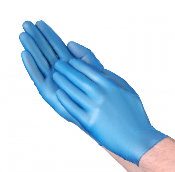 VGuard® 3 mil Blue Vinyl Industrial Powdered Glove