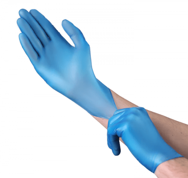 VGuard® 3 mil Blue Vinyl Industrial Powdered Glove