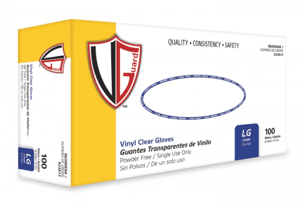 VGuard® A23A1 3 mil Clear Vinyl Industrial Glove