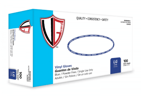 VGuard® A23A2 3 mil Blue Vinyl Industrial Glove