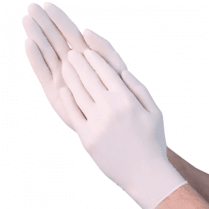 VGuard® A31A1 5.5 mil Cream Latex Exam Glove