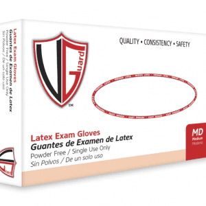 VGuard® A31A1 5.5 mil Cream Latex Exam Glove