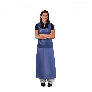 Blue Vinyl Apron