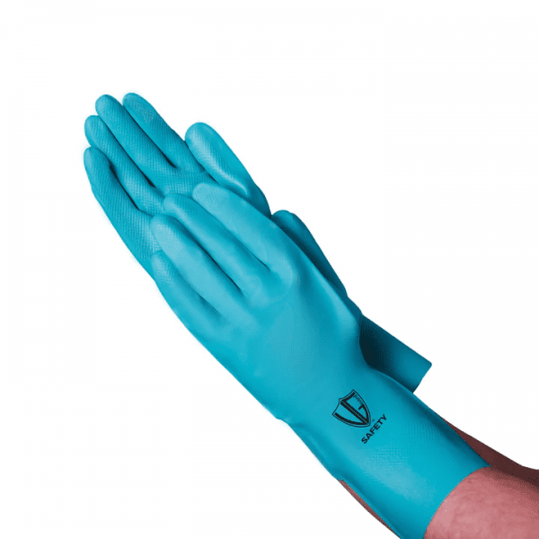 VGuard® 15 mil Green Nitrile Flock Lined Glove