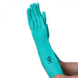 VGuard® 22 mil Green Nitrile Unlined Glove