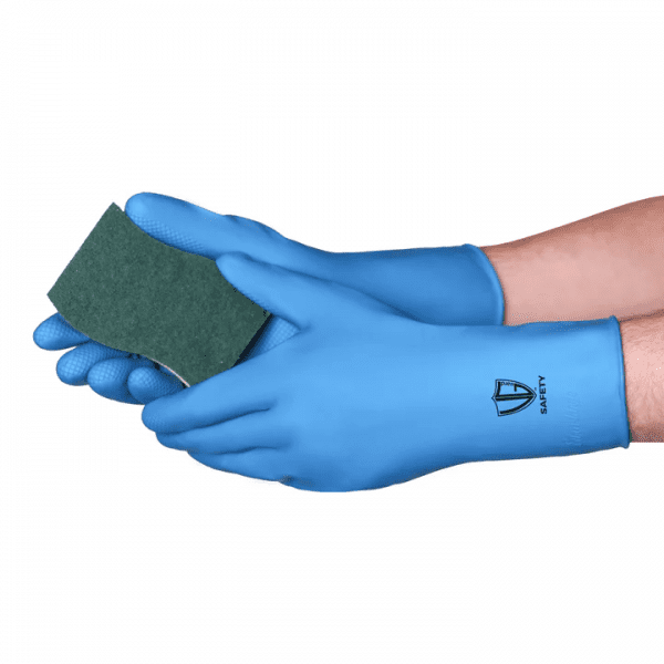 VGuard® C23A3 13 mil Blue Latex Unlined Glove