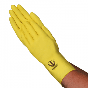 VGuard® 16 mil Yellow Latex Flock Lined Glove