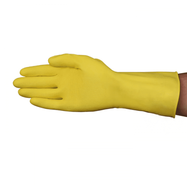 VGuard® 16 mil Yellow Latex Flock Lined Glove