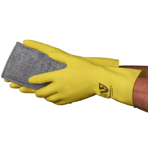 VGuard® 16 mil Yellow Latex Flock Lined Glove