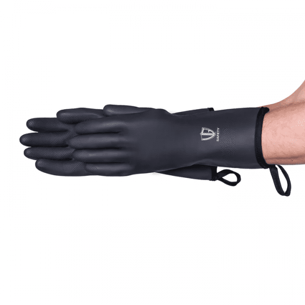 VGuard® 75 mil Black Neoprene Kevlar Lined Glove