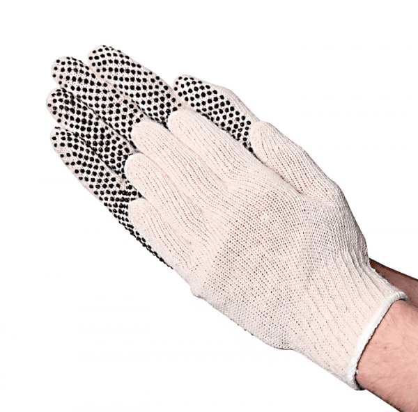 VGuard® 1-Sided Black PVC Dotted String Knit Glove