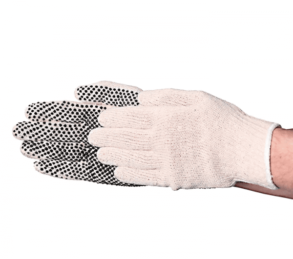 VGuard® 1-Sided Black PVC Dotted String Knit Glove