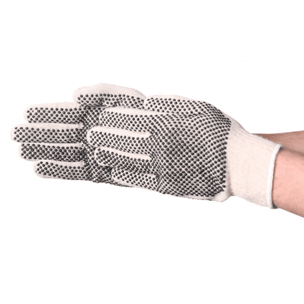 VGuard® 2-Sided Black PVC Dotted String Knit Glove