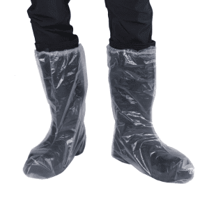 Clear Poly Boot Covers with Elastic