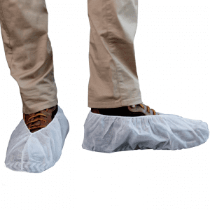 White Cast Polyethylene (CPE) Shoe Covers