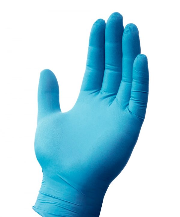 Powder Free Blue Nitrile Gloves by Uncle Supply