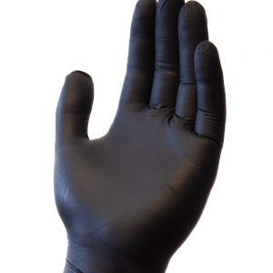 Powder Free Black Nitrile Gloves by Uncle Supply