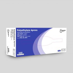 Lightweight Polyethylene Aprons, Blue by Saneck Safety